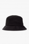 Stussy BLACK Bucket hat with logo
