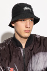 Stussy BLACK Cotton bucket hat