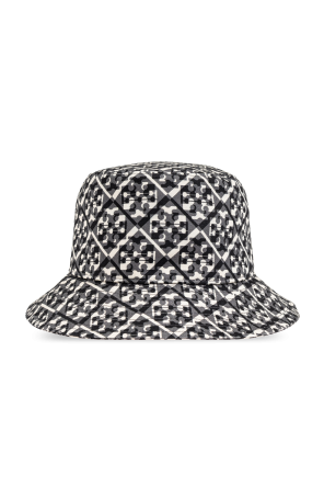 Hat with monogram