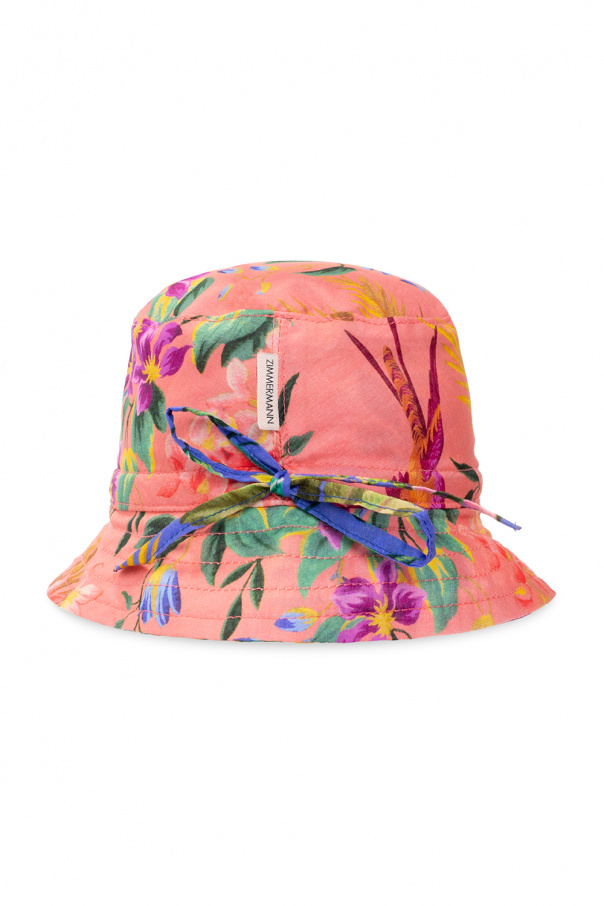 Zimmermann Kids Hat with floral motif