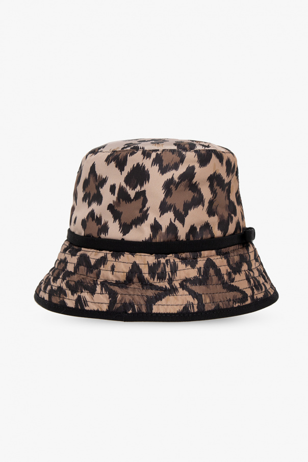 Red Valentino Bonner hat with animal motif