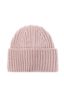 UGG PINK Beanie with logo patch