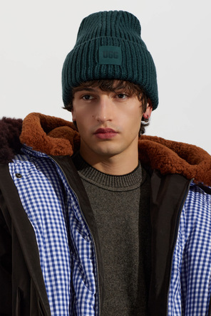 UGG Beanie hat with logo patch