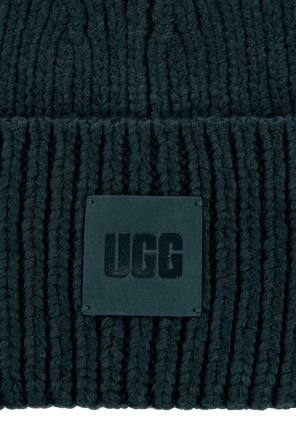 UGG Beanie hat with logo patch