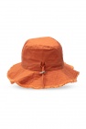 Jacquemus ORANGE 'Artichaut' hat with logo