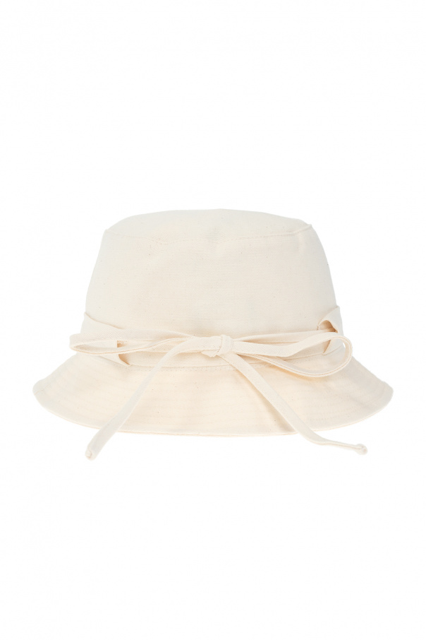 Cream Bucket hat with logo Stella McCartney - Vitkac Canada