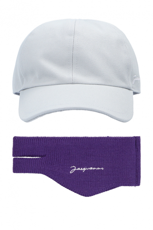 Jacquemus clothing caps cups grey polo shirts