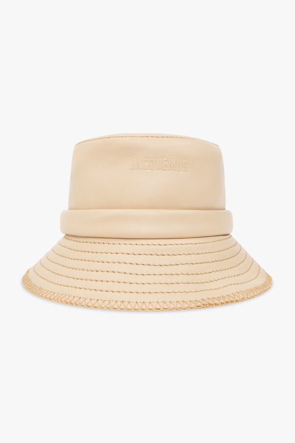 Jacquemus Leather bucket hat