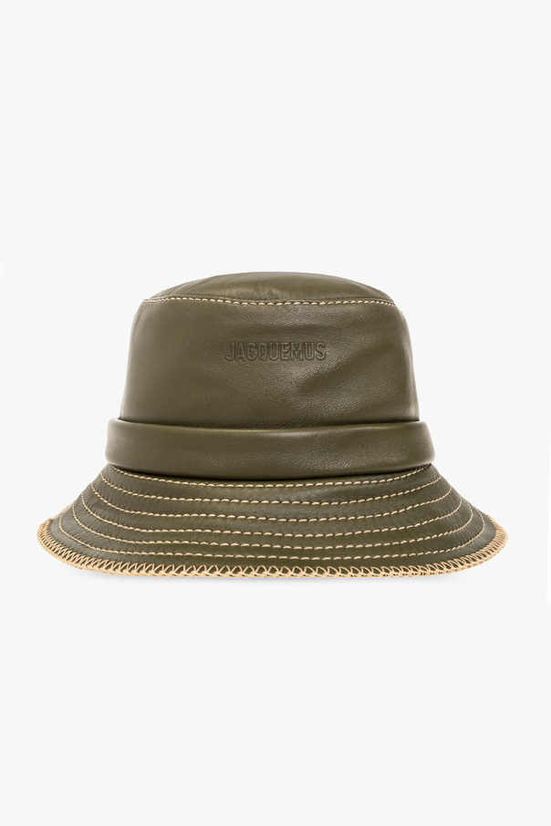 Jacquemus ‘Mentalo’ leather bucket Raiders hat