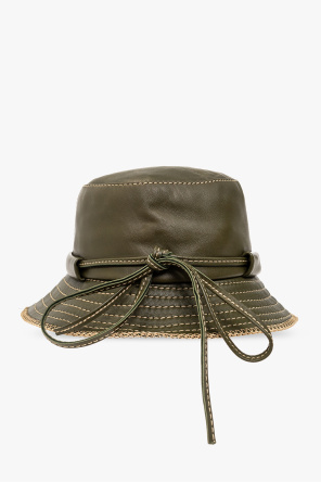 Jacquemus ‘Mentalo’ leather bucket Raiders hat