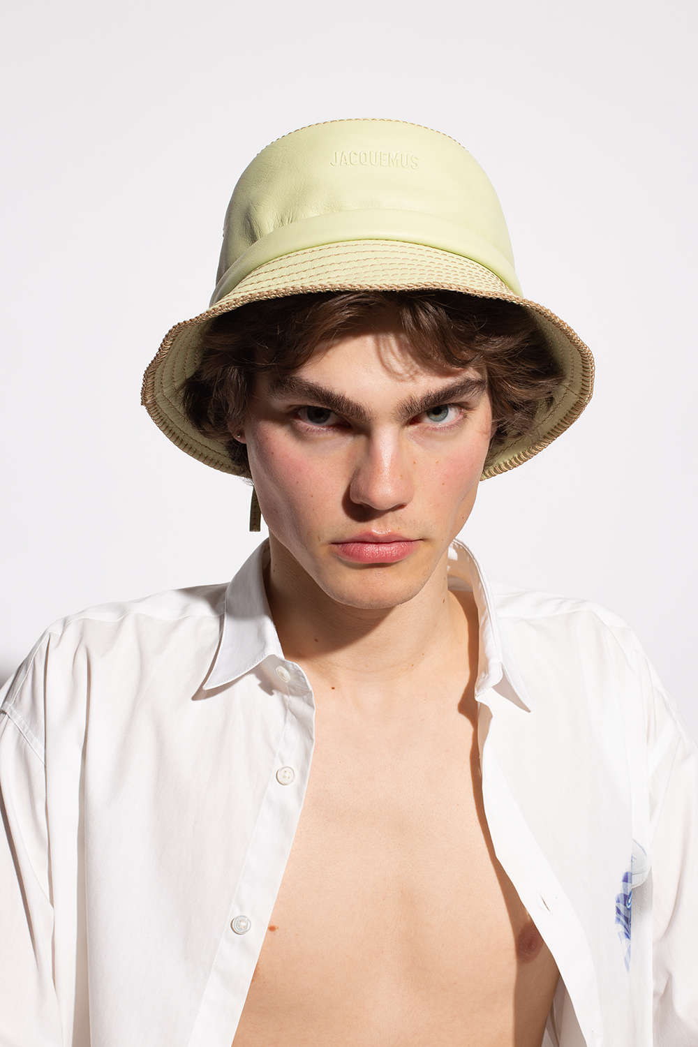 Jacquemus ‘Mentalo’ leather bucket hat