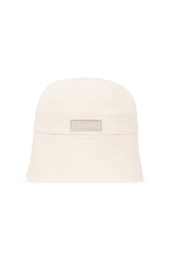Jacquemus ‘Le Marino’ bucket BEIGE hat with logo