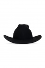 The Attico BLACK ‘Cowboy’ wide-brim hat