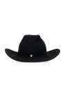 The Attico BLACK ‘Cowboy’ wide-brim hat