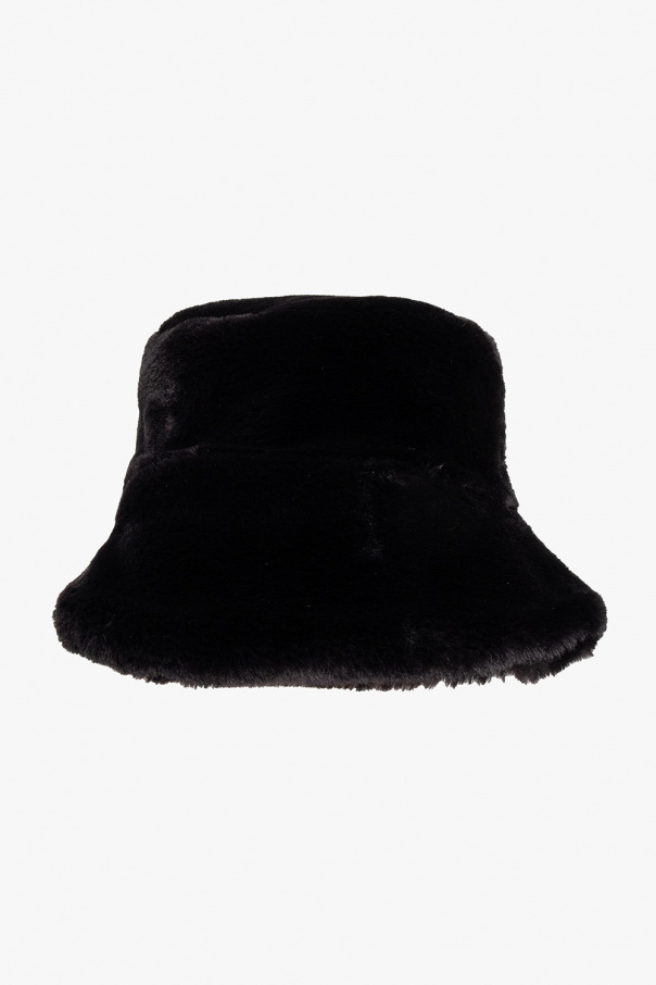 Dries Van Noten Faux-fur bucket hat