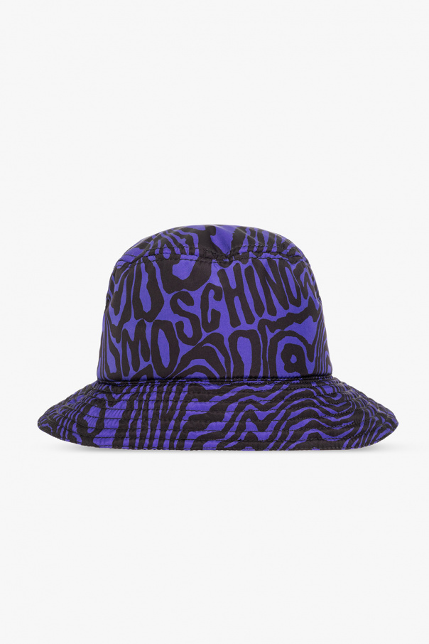 Moschino Patterned bucket for hat