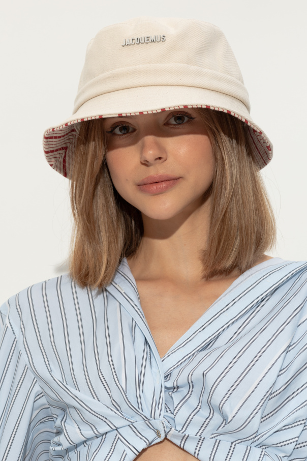 Jacquemus Hat with logo-shaped applique