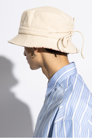 Jacquemus Hat with logo-shaped applique