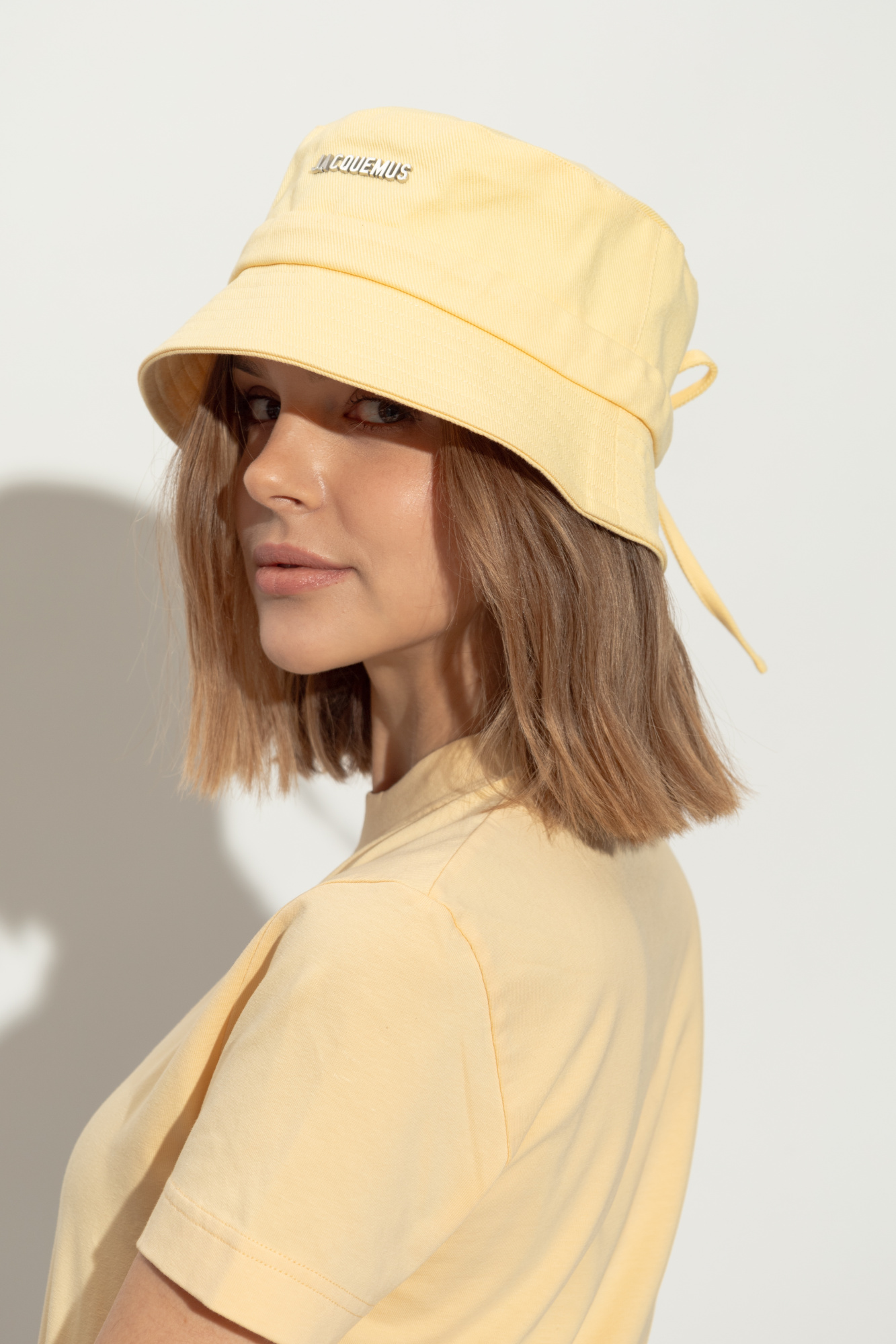 Yellow Hat with logo Jacquemus - Vitkac Italy