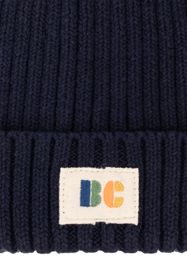 Bobo Choses logo-jacquard striped cap