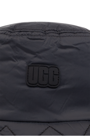 UGG Isabel Marant textured embroidered-logo bucket belts hat