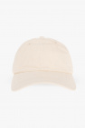 asymmetric logo-patch bucket hat