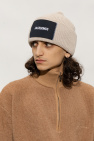 Jacquemus beige Beanie with logo