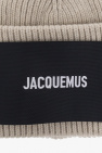 Jacquemus beige Beanie with logo