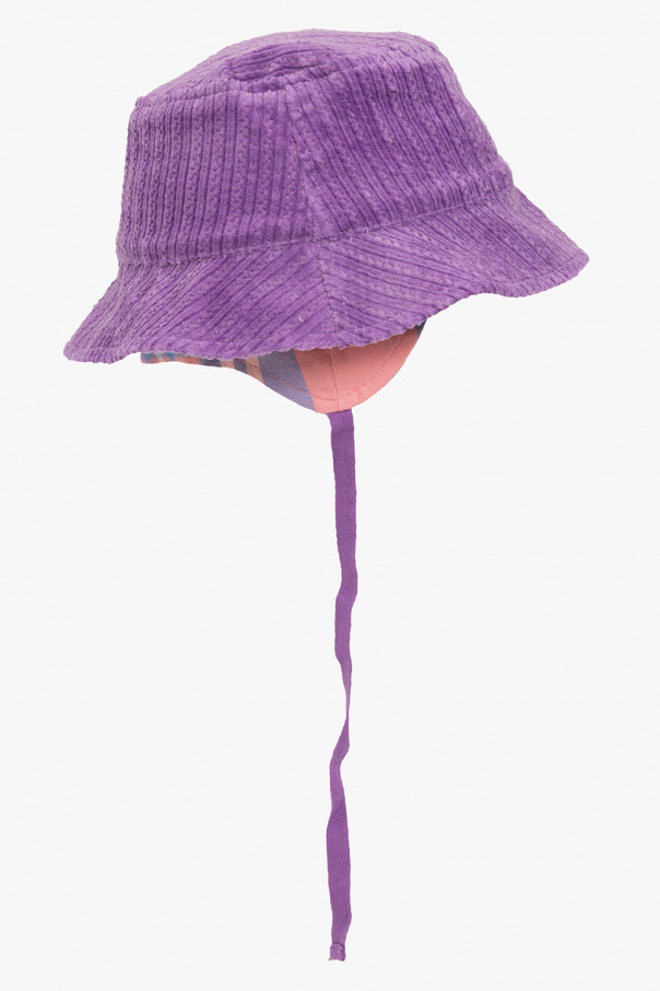 Mini Rodini Bucket Niebieski hat with logo