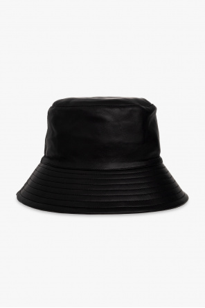 Leather bucket hat od Yves Salomon