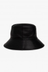 Yves Salomon BLACK Leather bucket hat