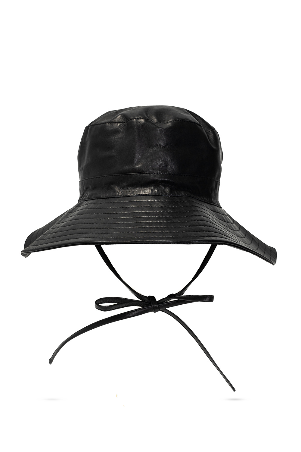 Yves Salomon Leather hat