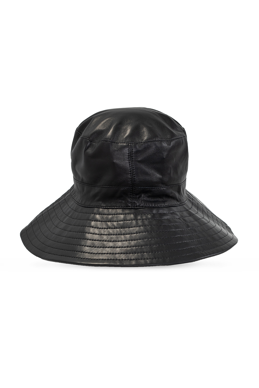 Yves Salomon Leather hat