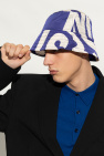Dries Van Noten BLUE Bucket hat with logo
