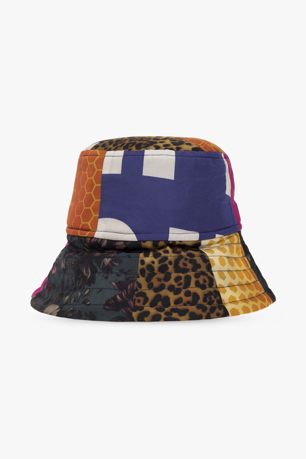 Dries Van Noten Mens Kings Camo Pallet Patch Adjustable Hat