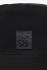 Raf Simons BLACK Logo-patched bucket hat