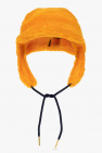 Mini Rodini ORANGE Faux fur cap