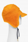 Mini Rodini ORANGE Faux fur cap