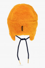 Mini Rodini ORANGE Faux fur cap