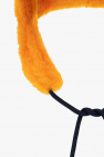 Mini Rodini ORANGE Faux fur cap