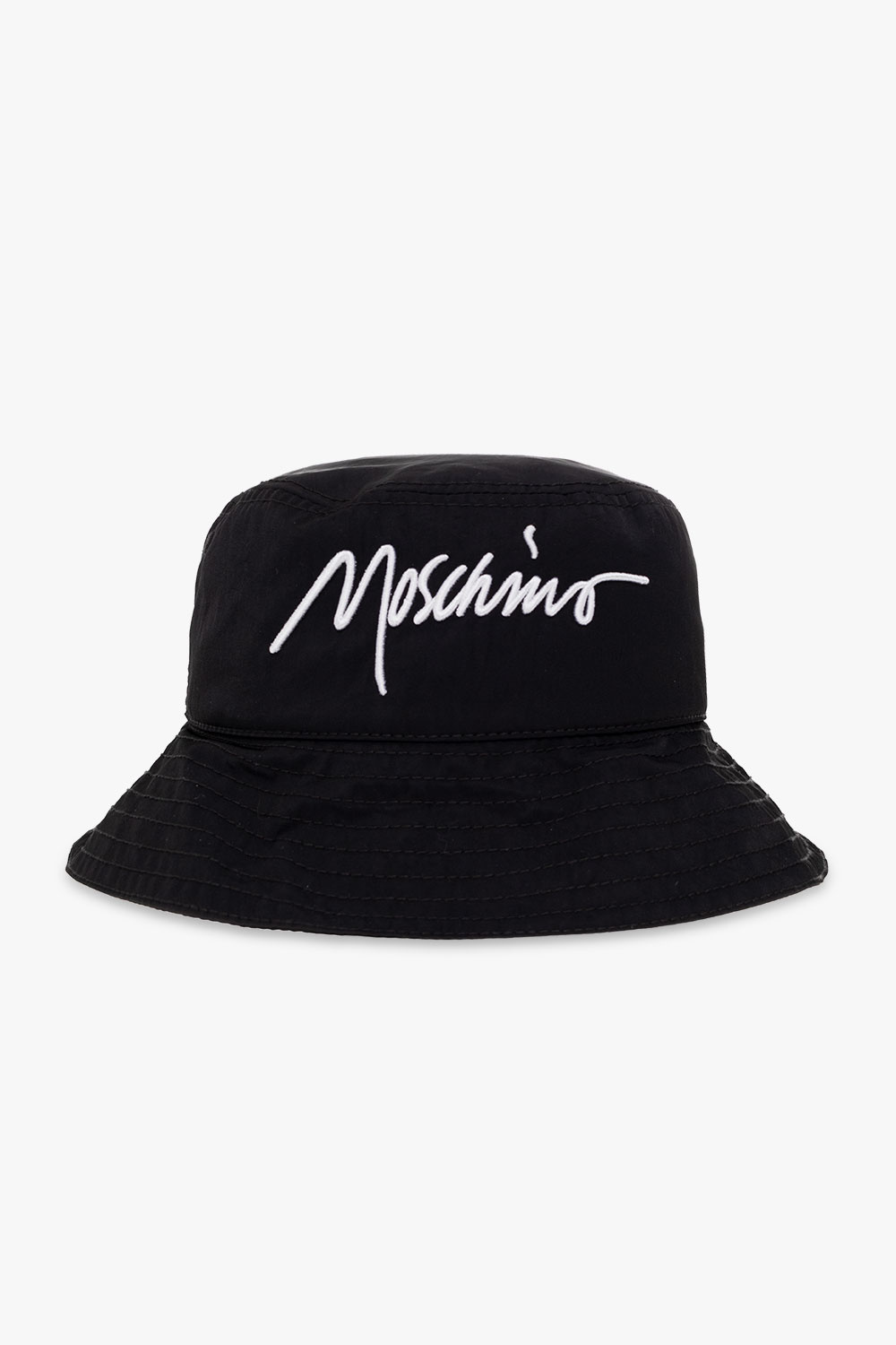 Moschino Prada woven raffia hat