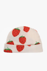 Mini Rodini Beanie with motif of strawberries