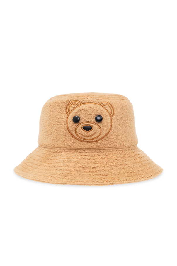 Moschino Check Alpaca Bucket Hat