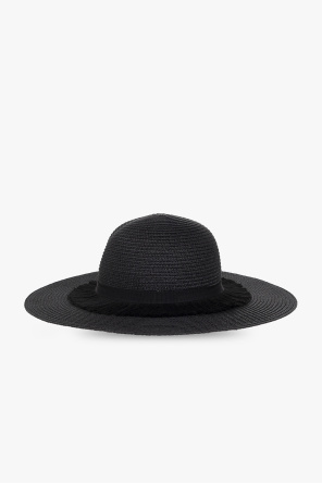 Emporio Armani Wide brim Retro hat with fringes