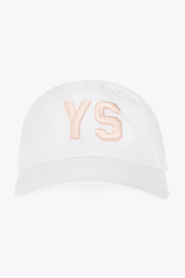 Yves Salomon trimmed Baseball cap with logo