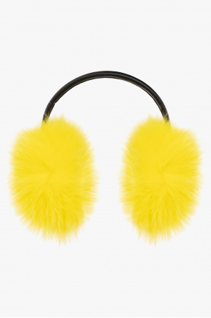 Fur earmuffs od Yves Salomon