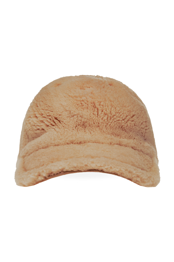 Yves Salomon Furry baseball cap