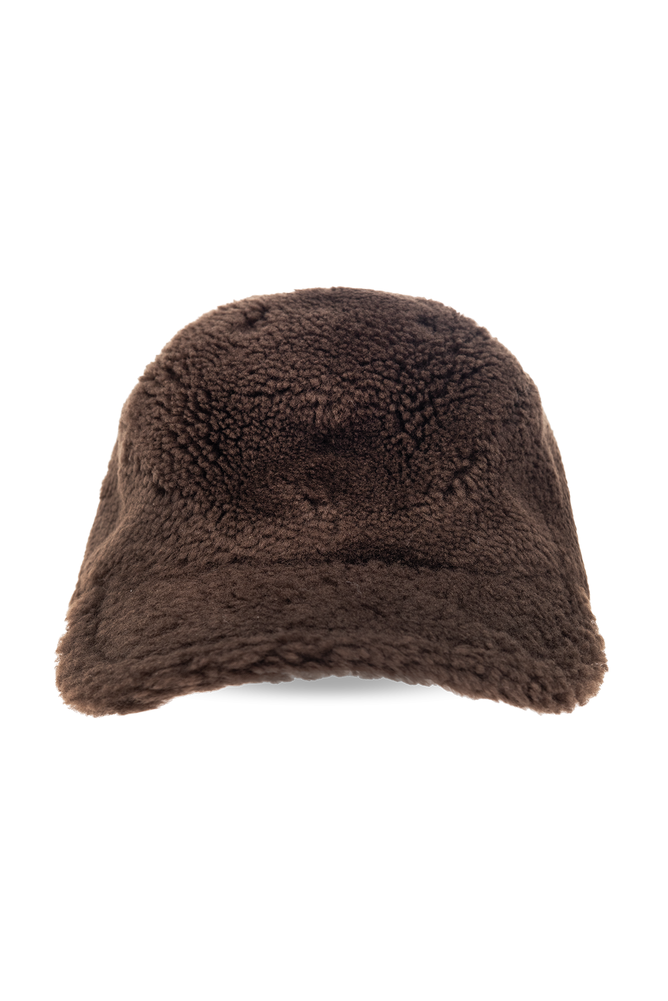 Yves Salomon Furry baseball cap