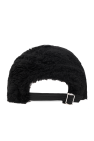 Yves Salomon Furry baseball cap