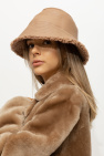 Yves Salomon BROWN Reversible bucket hat